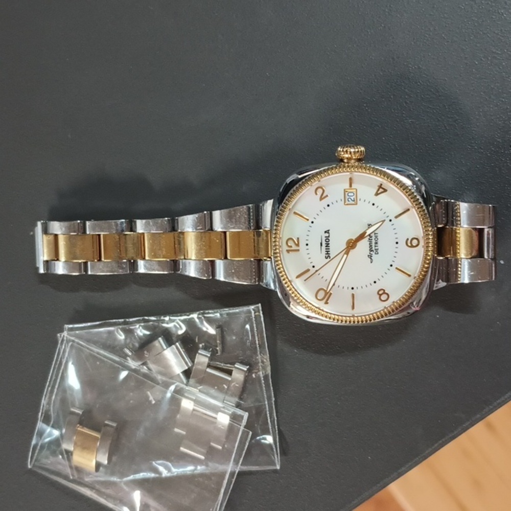 Shinola Derby Two-Tone Watch 38mm